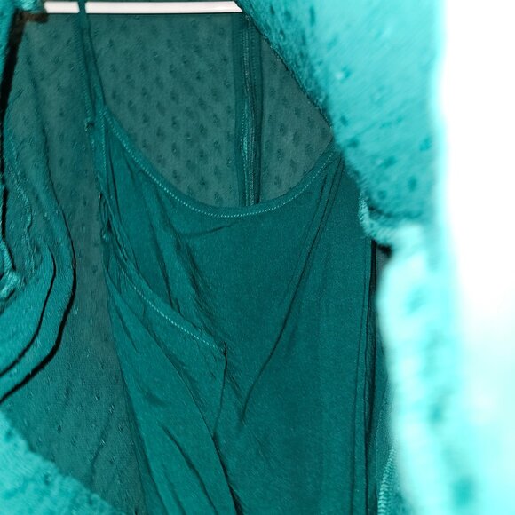 Farm Rio green long sleeved blouse large new with out tags. - Picture 7 of 8